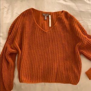 ASOS orange knit sweater